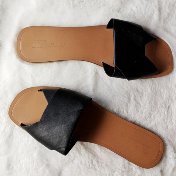 New women's asos wide fit leather flats size 9 - Picture 2 of 7